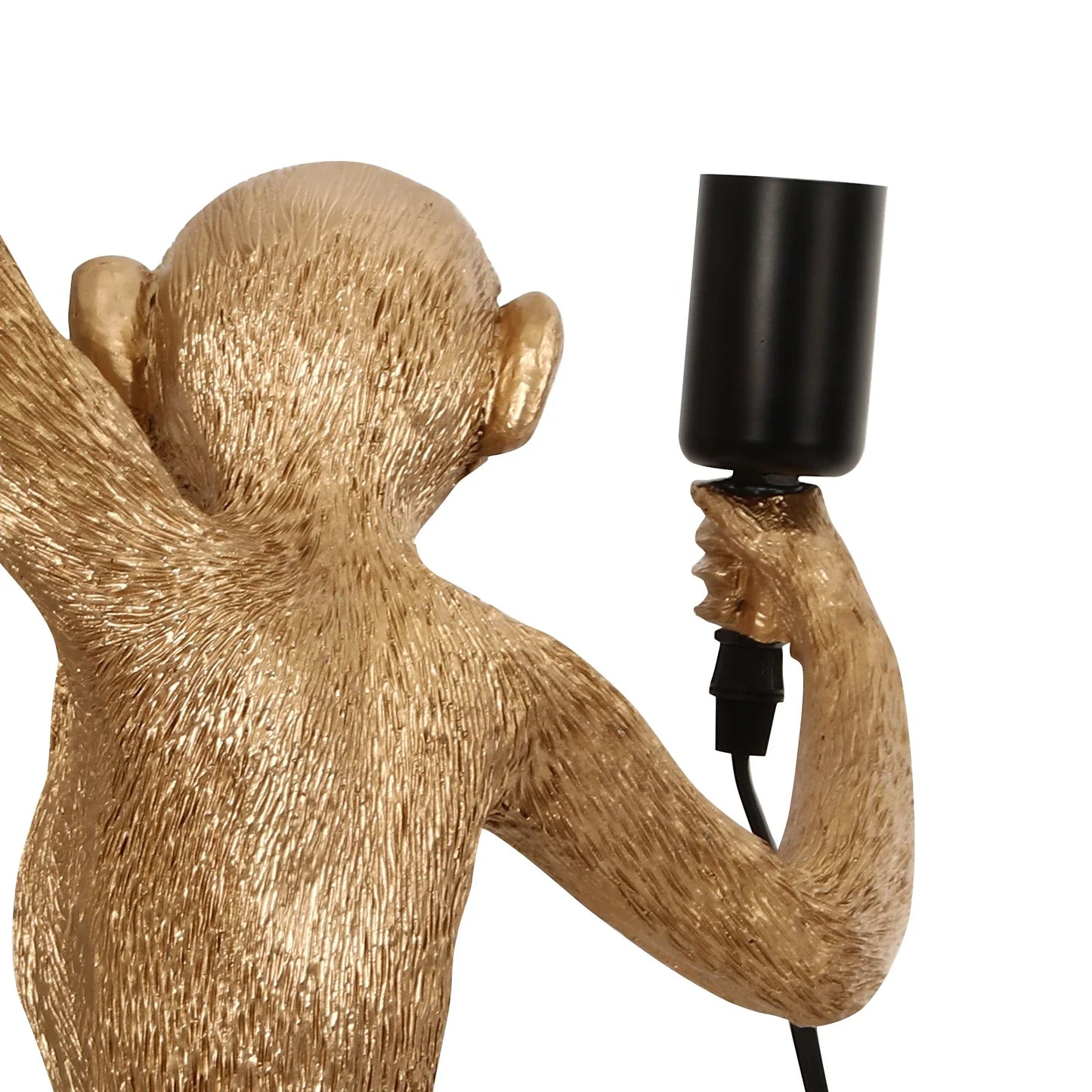 Monkey Wall Lamp Resin Plug In Animal Light For Bedroom