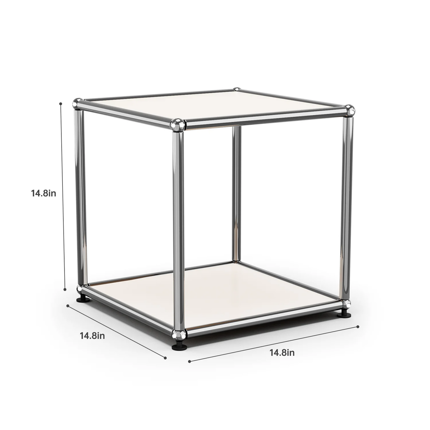 Furgle Modern Modular Metal Storage Cabinet Freestanding Sideboard Living Room