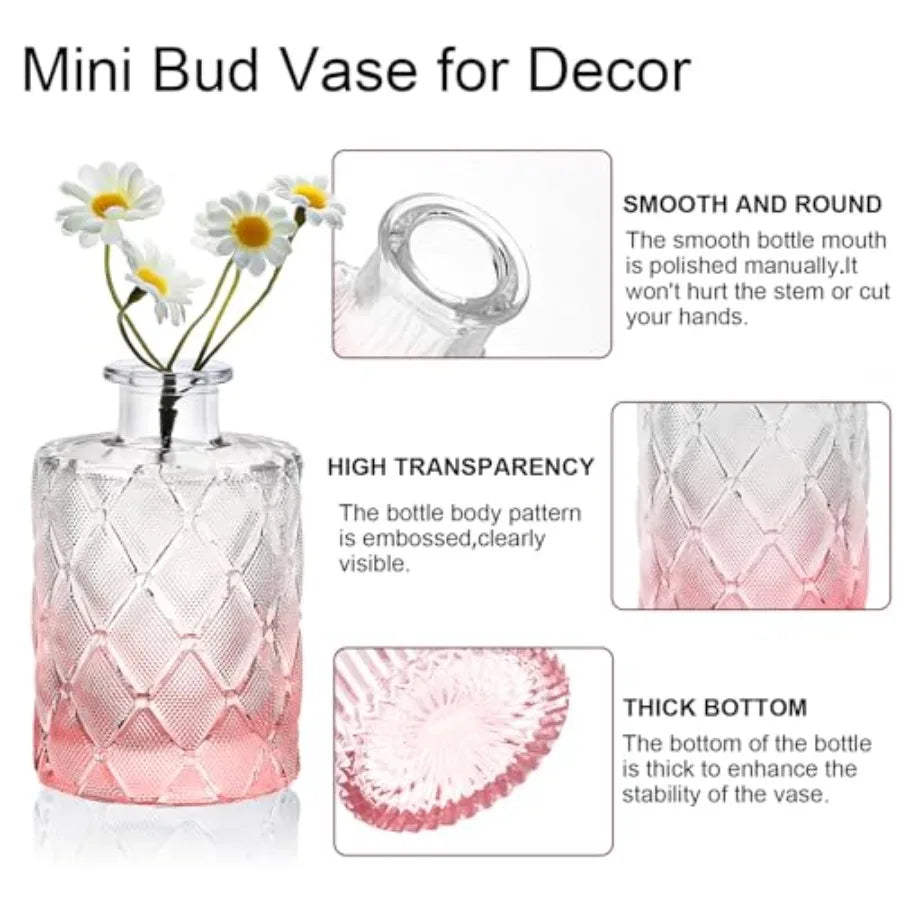 Bud Vase Bulk Set Of Glass Vases For Wedding Centerpieces