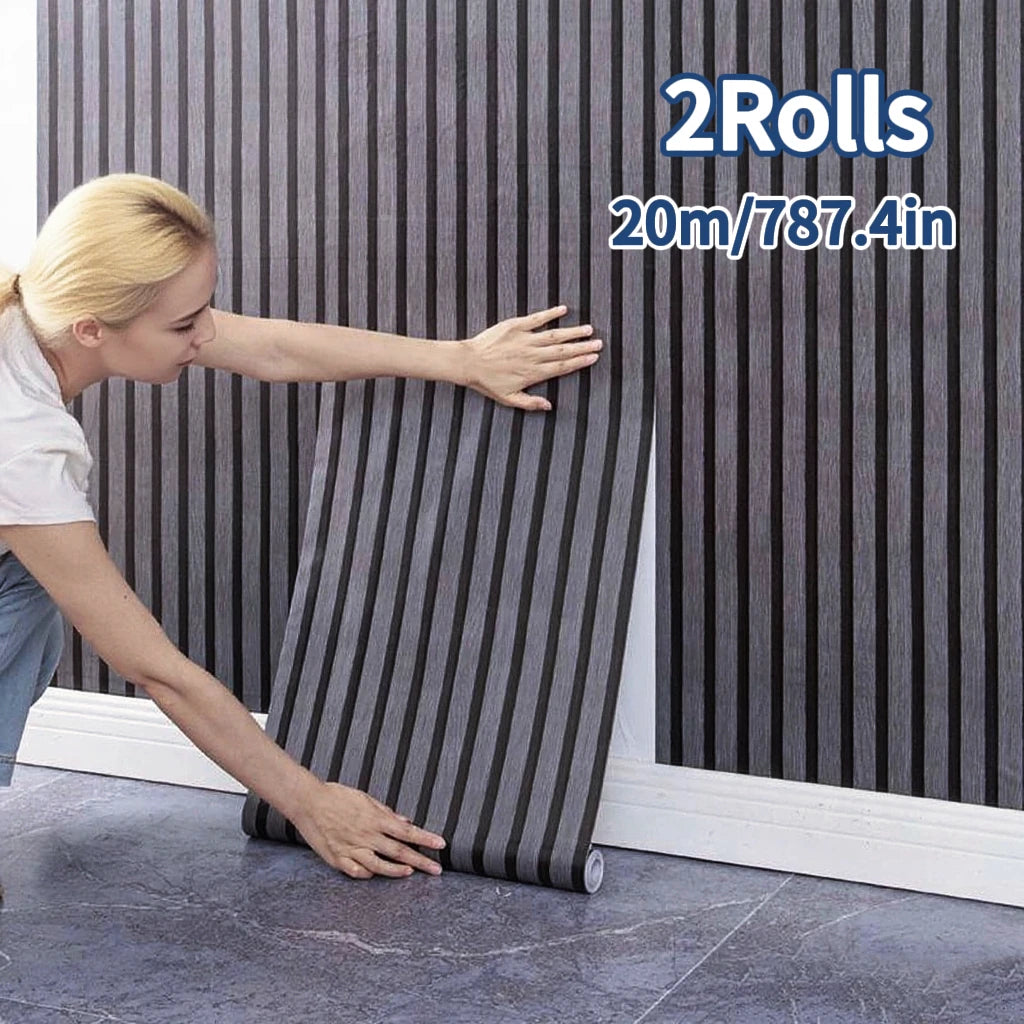 NINETAI Peel and Stick Wood Grain Floor Tiles for Home