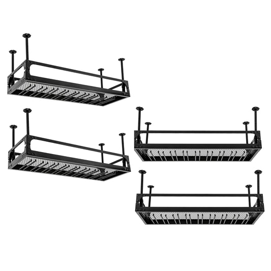 Metal Ceiling Mounted Hanging Wine Goblet Rack With Adjustable Height
