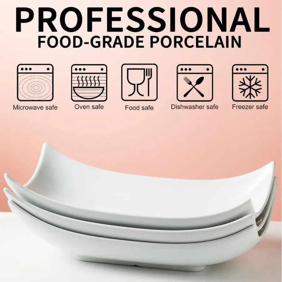 Porcelain Serving Dishes Set For Entertaining Elegant Tableware