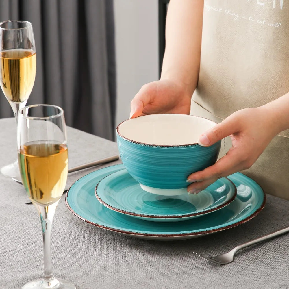 Malacasa BellaT Porcelain Dinnerware Set For Everyday Dining And Entertaining